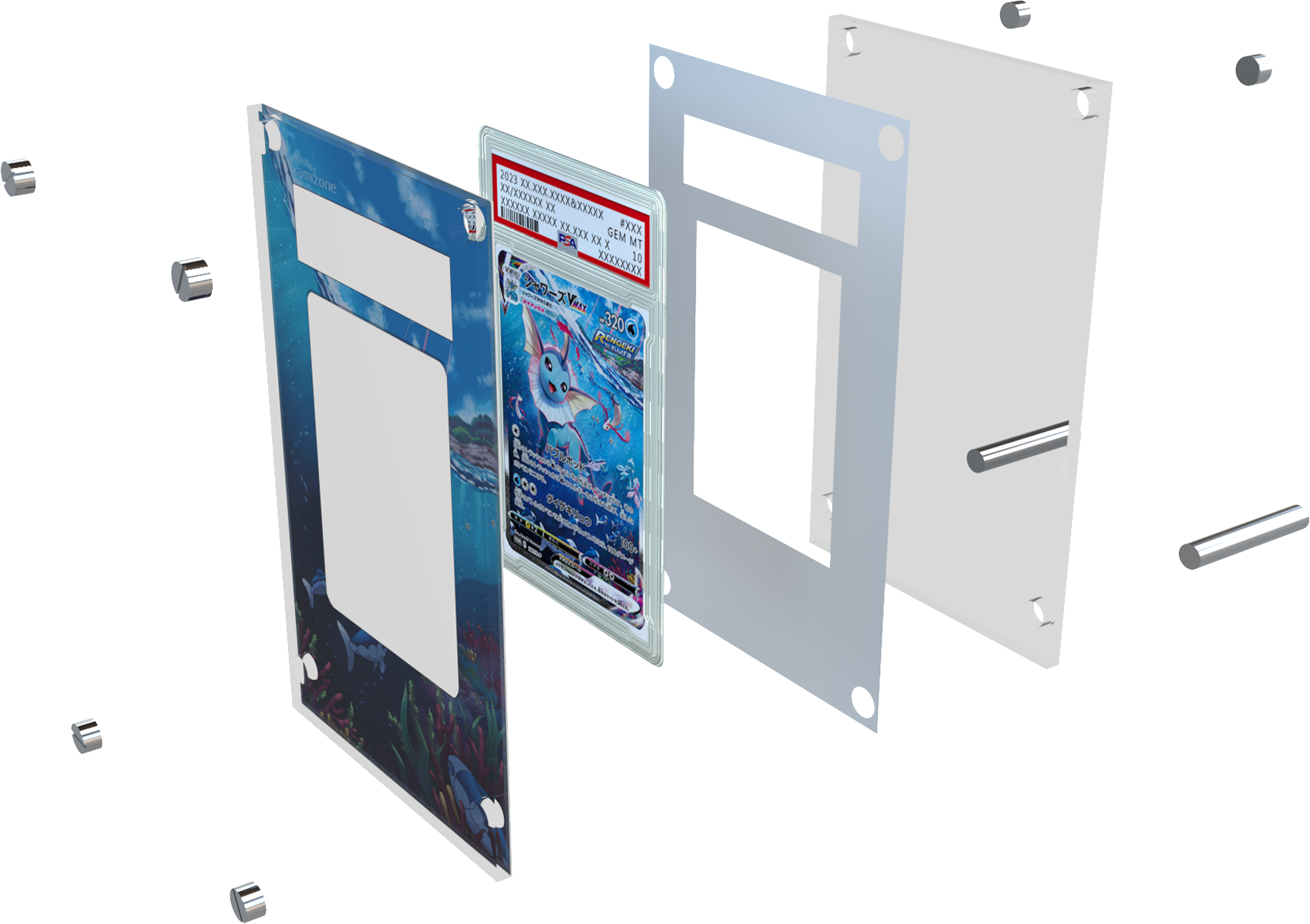 Vaporeon VMAX - SWSH Promo - PSA Card Case