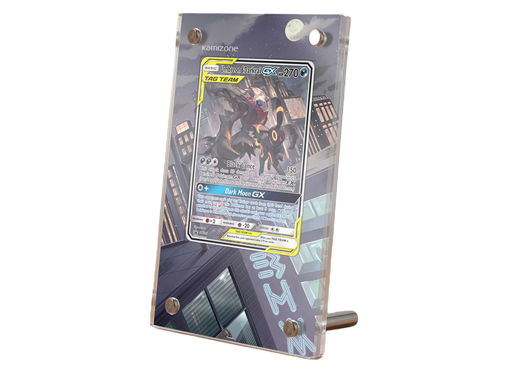 Umbreon & Darkrai GX - SM Promo - Extended Artwork Display Case