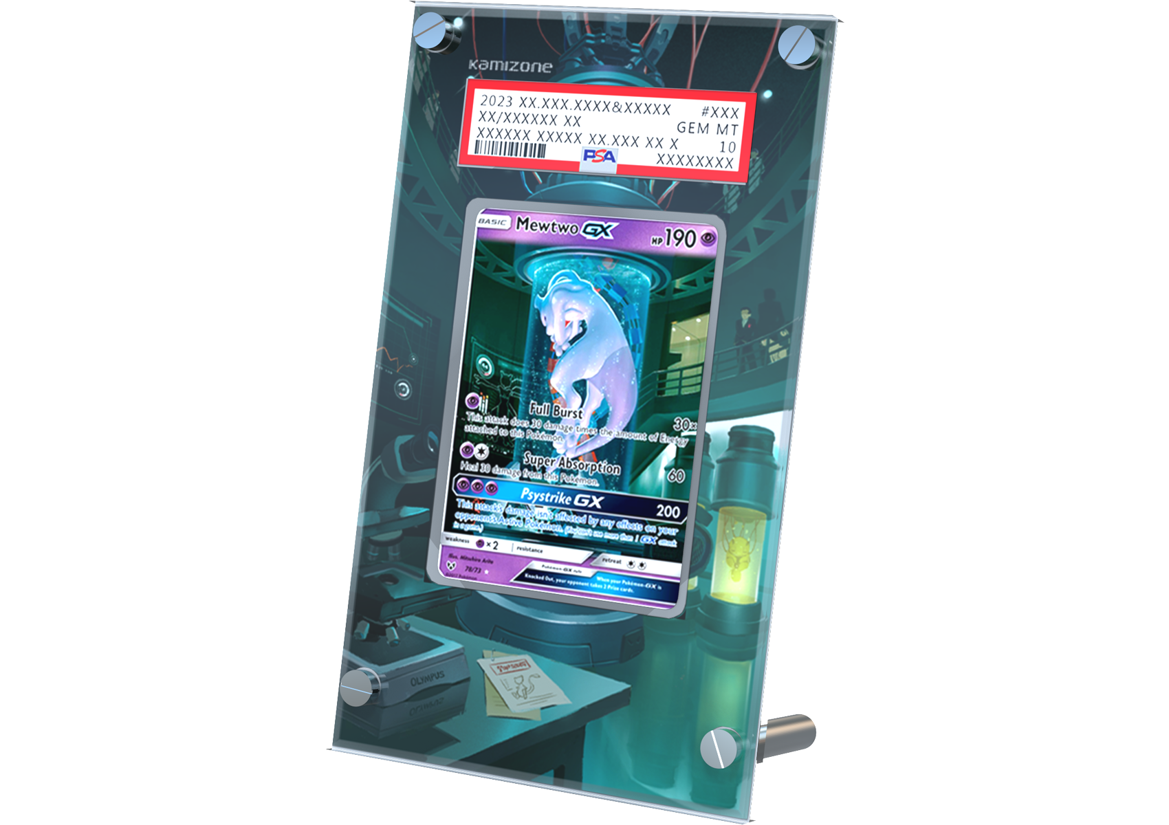 Mewtwo GX - Shining Legends - PSA Card Case