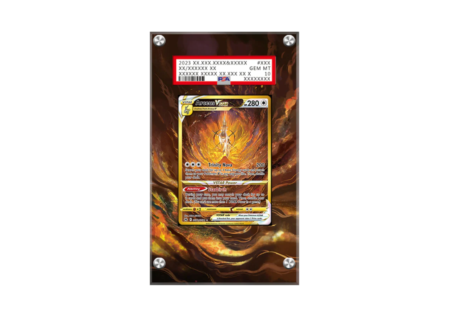 Arceus Vstar GG70/GG70 - Crown Zenith - PSA Card Case