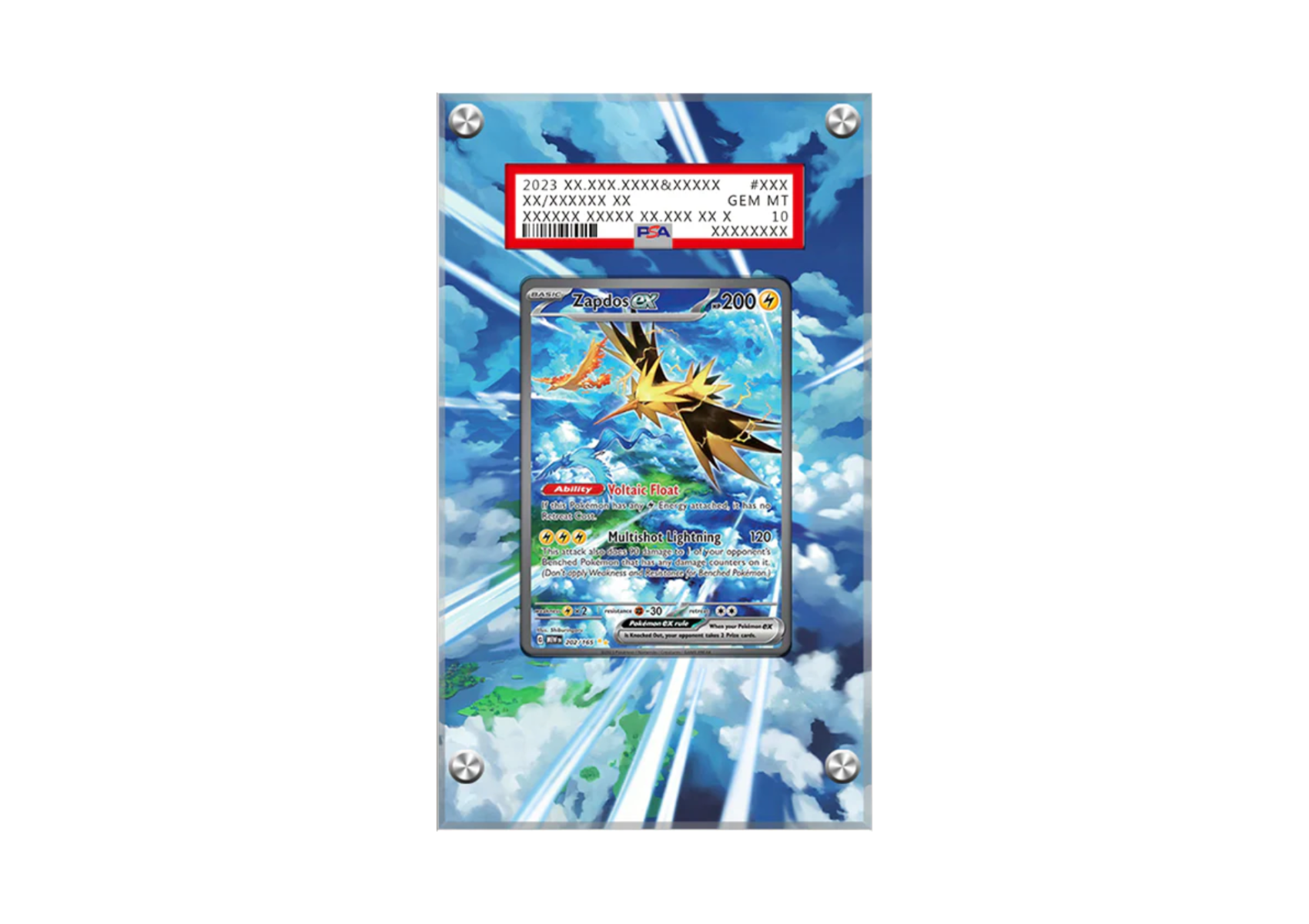 Zapdos 202/165 - 151 - PSA Card Case