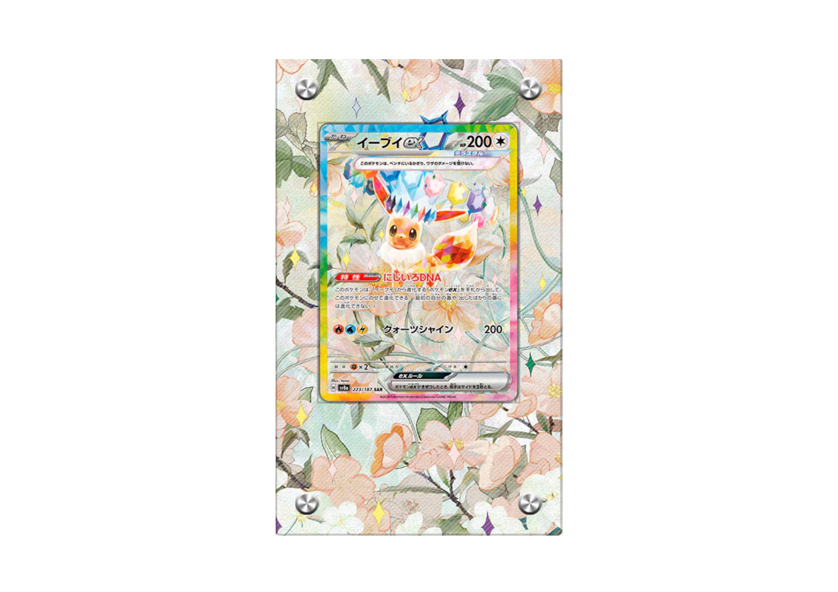 Eevee Ex  167/131- Prismatic Evolutions - Pokémon Extended Artwork Display Case