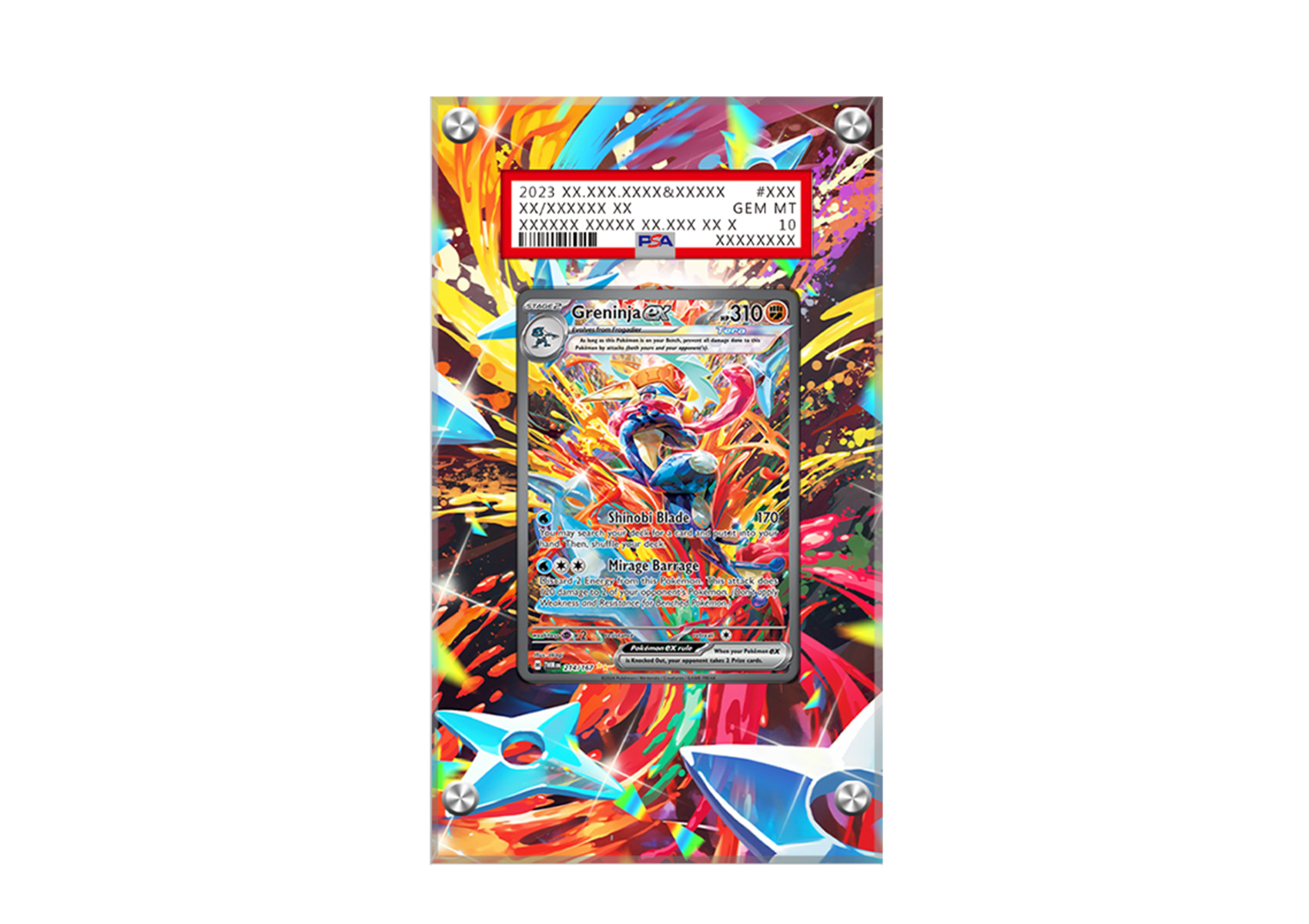 Greninja EX - Twilight Masquerade - PSA Card Case