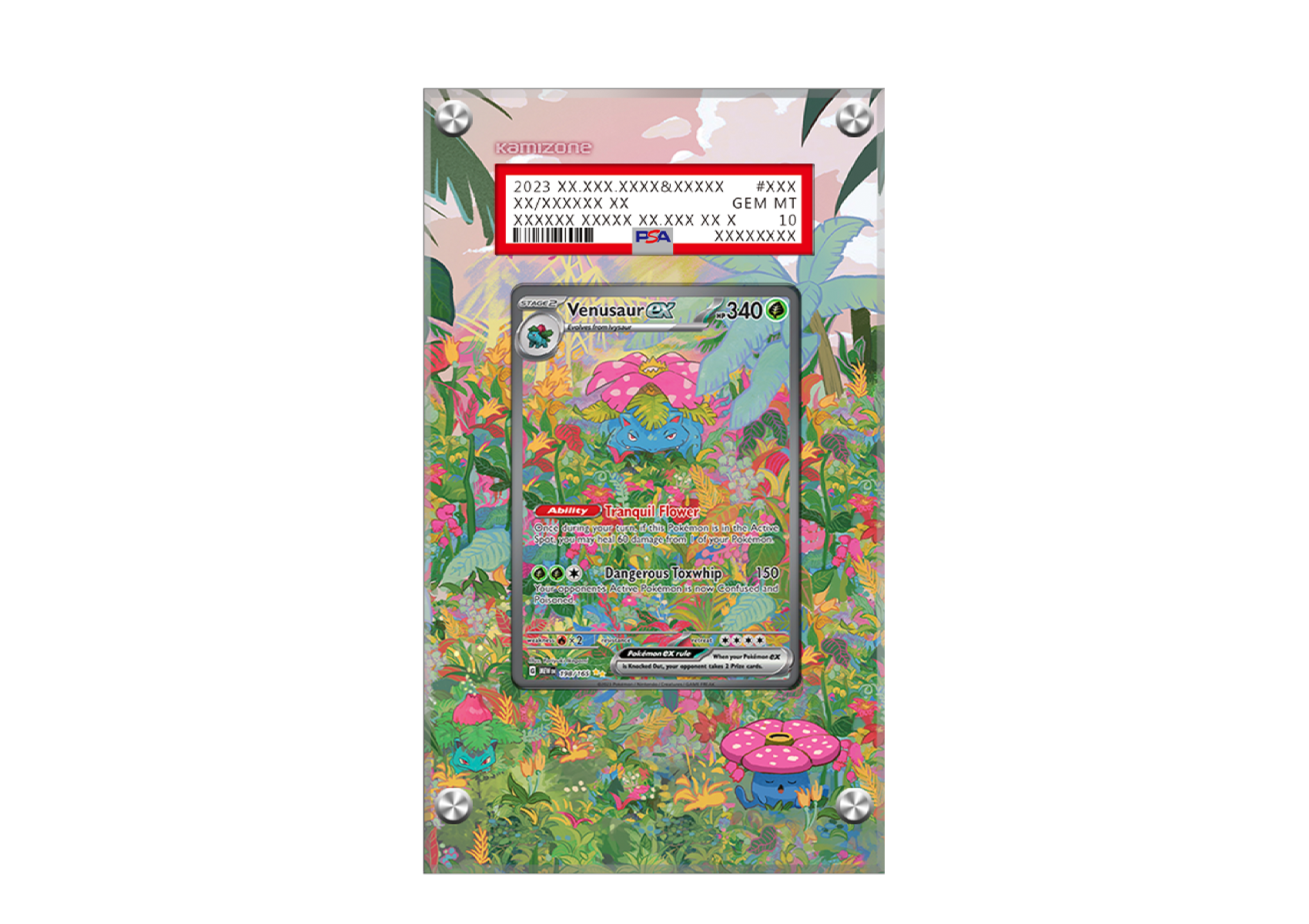 Venusaur EX- 151 - PSA Card Case