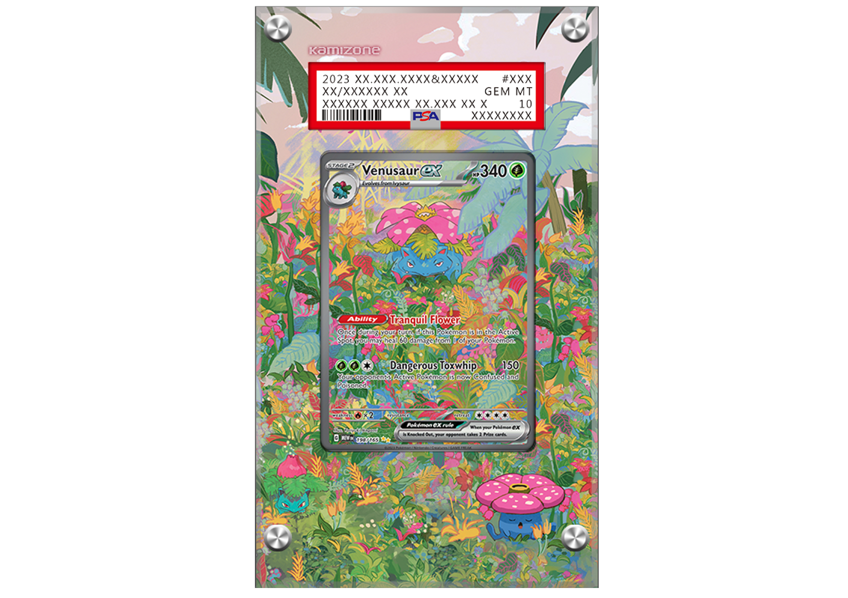 Venusaur EX - 151 - Extended Artwork Display Case