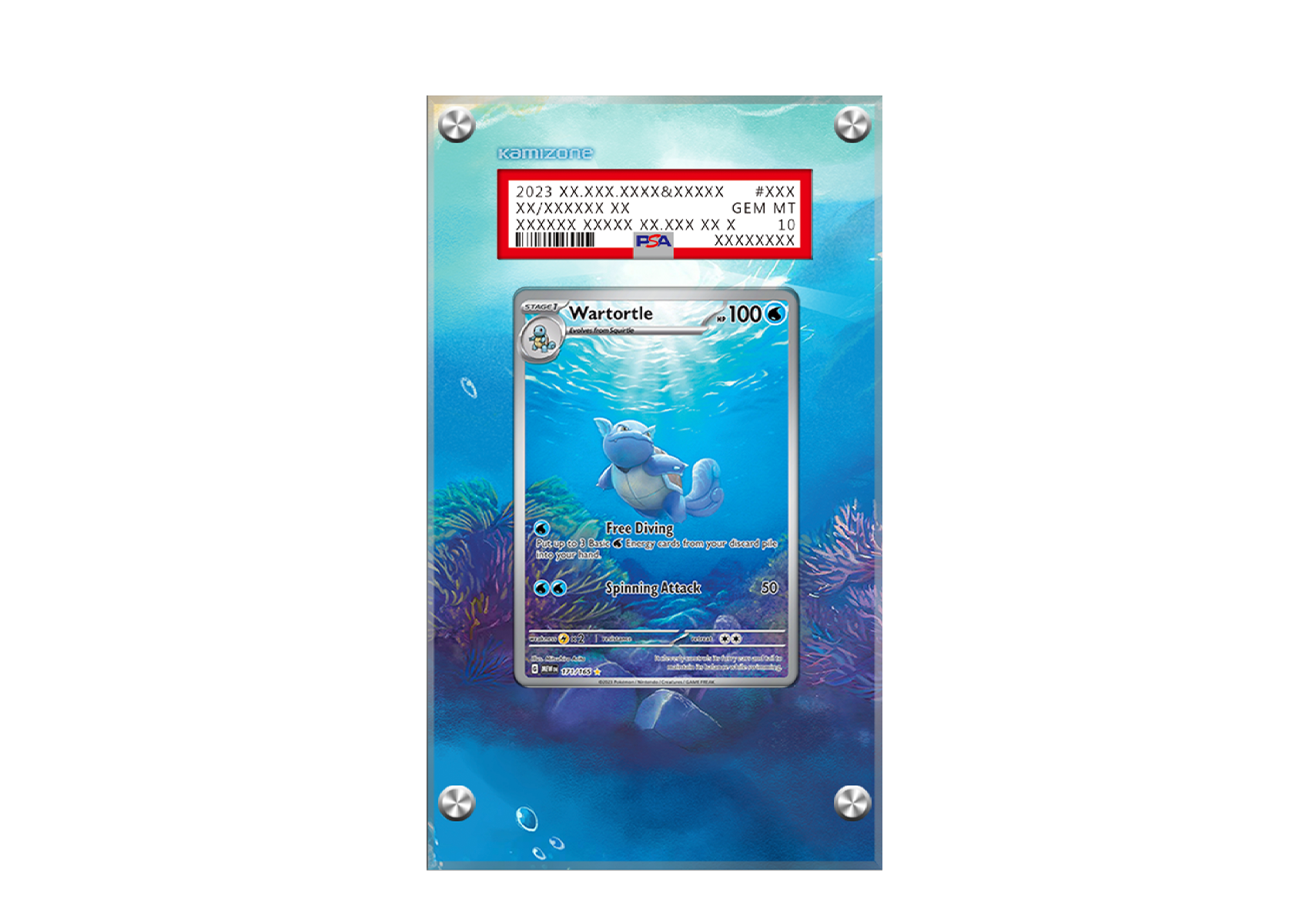 Wartortle - 151 - PSA Card Case